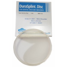 Reliance DuraSplint Milling CAD CAM Disc (Niteguard and Splint Material) - 98.5mm x 20mm WITH SHOULDER RIM (4551) - 1pc